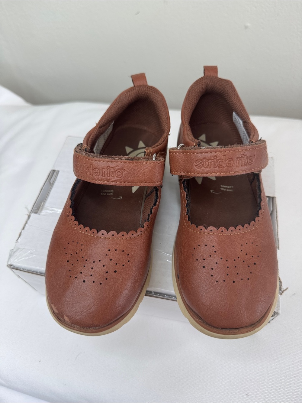 Stride Rite Munchkin Toddler Girl Sophia Mary Jane Shoes. Sz 11M.